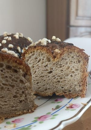 Une photo de 🌿Brioche à la farine de sarrasin et châtaigne (sans gluten)