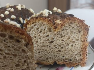 🌿Brioche à la farine de sarrasin et châtaigne (sans gluten)