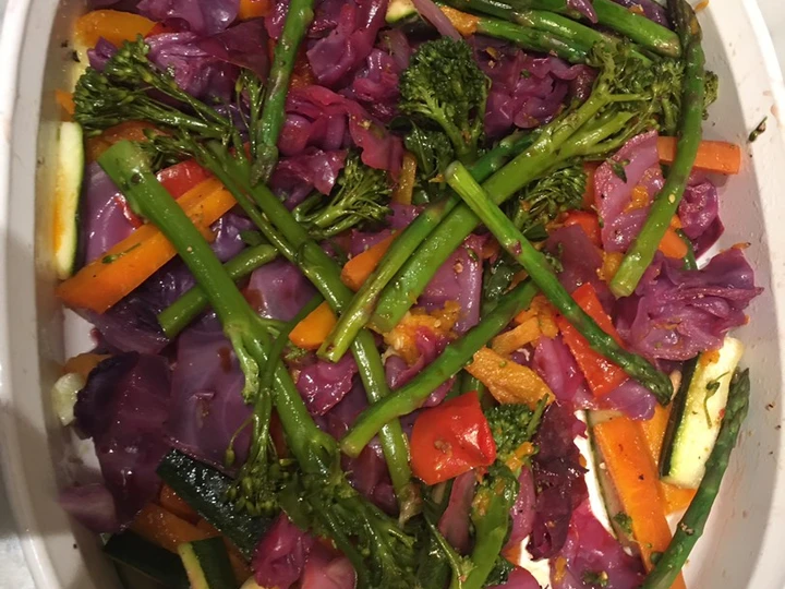 Easy Steps to Prepare Recipes Colourful Veggie Medley with chicken strips the Awesome  Tasty.