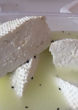صورة لوصفة طريقة عمل جبن أبيض