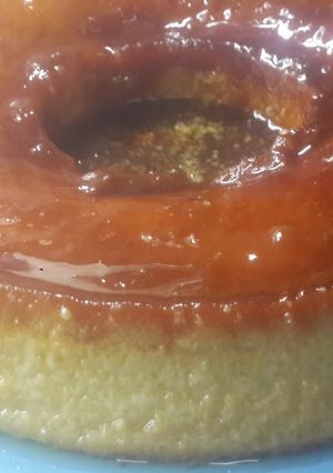Una foto de Flan de leche en polvo en licuadora 🍮