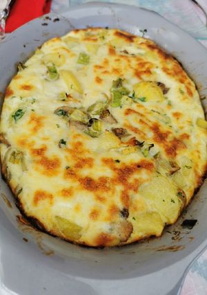 Une photo de Gratin campagnard végétarien