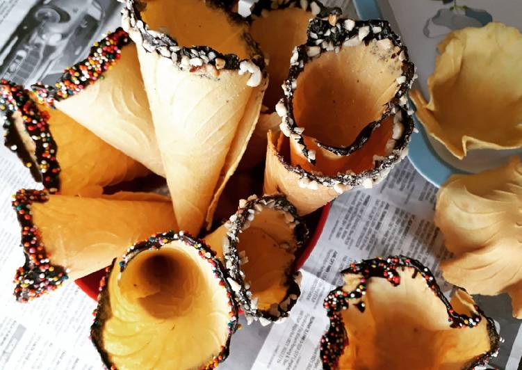 Langkah Mudah untuk Menyiapkan Ice Cream Cone Rrrrrr….rrrruuueeenyaaahh…!!😉 Anti Gagal