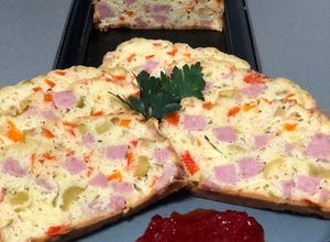 O poză a rețetei Chec aperitiv 🫑🫒🧀🥓.