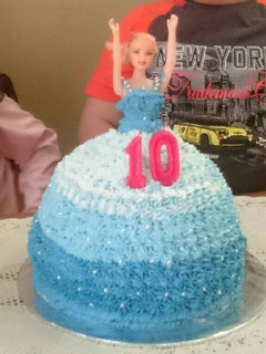 Foto resep Kue ultah barbie