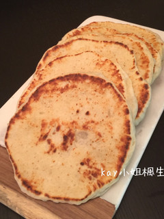 希臘薄餅 Pita Bread (天然酵母版) 的食譜成品照片