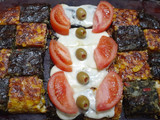 Tortilla súper fácil de vegetales
