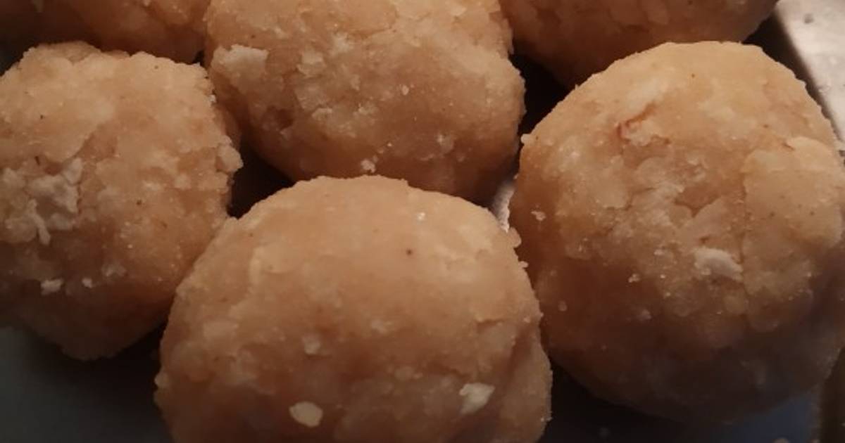 Rice flour ladoo Recipe by NIKITA RAJPUT Cookpad