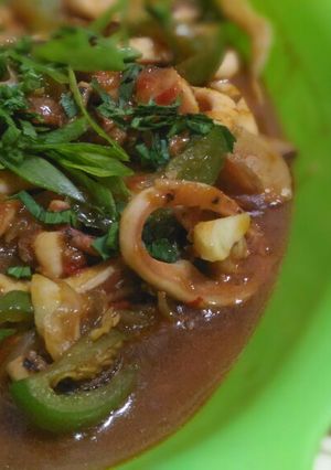 Foto resep Cumi saos padang