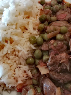 Zöldborsós csirkemáj recept fotója