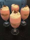 Layered Straberry and Chocolate Mousse