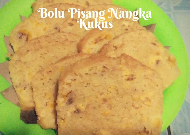 Resep Bolu Pisang Nangka Kukus (No mixer) Anti Gagal