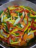 Salteado de vegetales