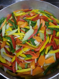 Una foto de Salteado de vegetales