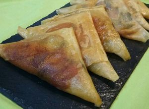 Una foto de Empanadillas vegetales de masa brick