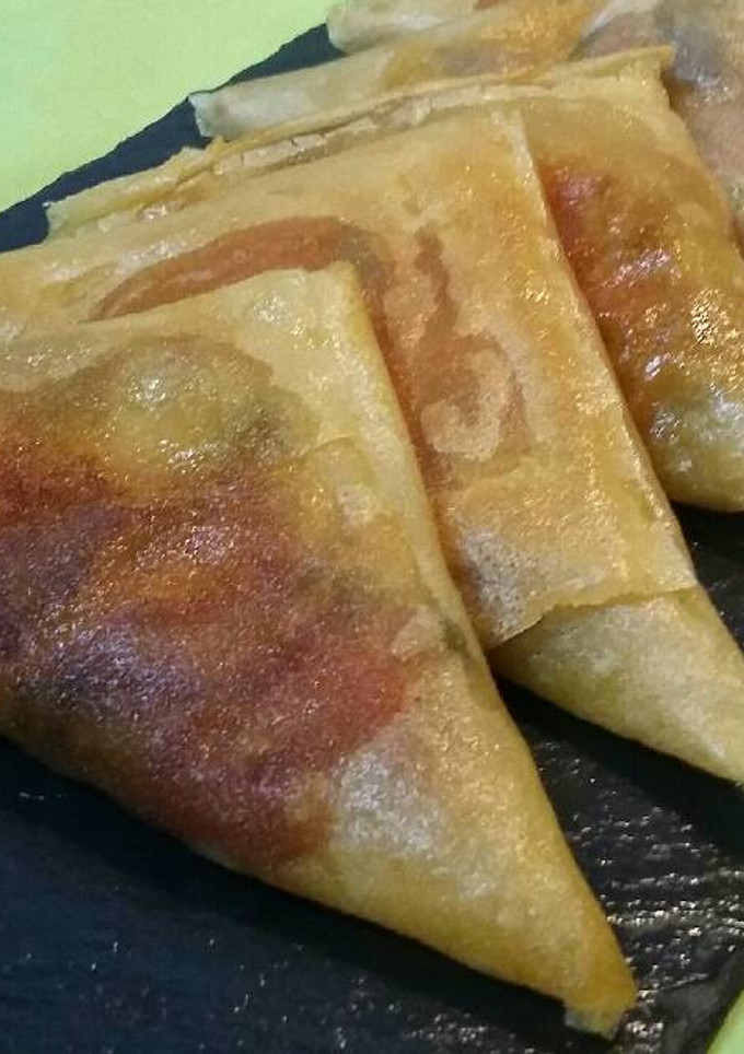 Una foto de Empanadillas vegetales de masa brick