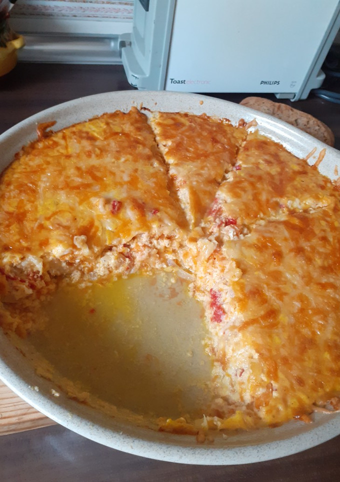 Una foto de Pastel caliente de calabaza naranja