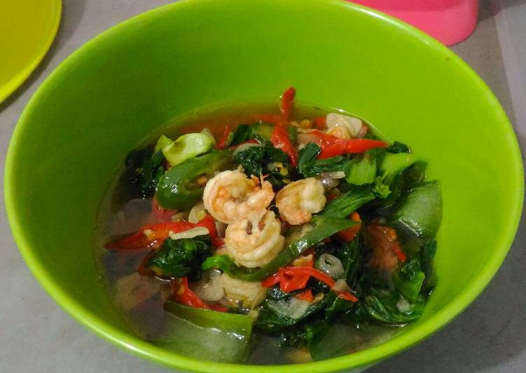 Oseng Udang Pakcoy