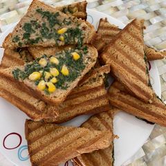 A picture of Spinach n Corn Sandwich.