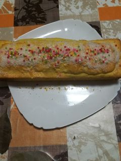 Una foto de Bizcocho de naranja apto para diabéticos y celíacos