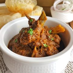 A picture of Kosha Mangsho | Bengali Mutton Curry.