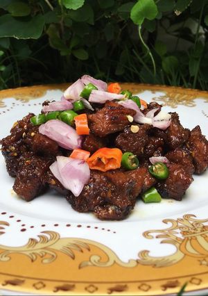 Foto resep Sate Sapi Goreng