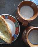 Atole de mazapán ☕🍪