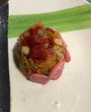 Ensalada de garbanzos con calabaza