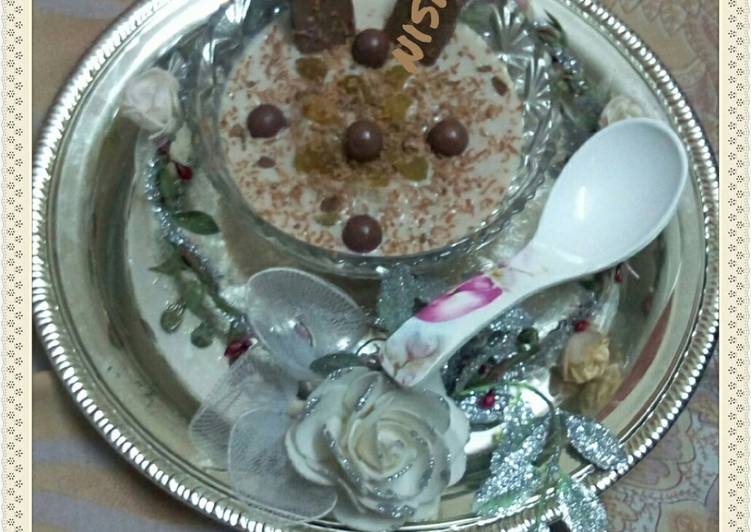 Recipe of Perfect Choco-vermicelli pudding