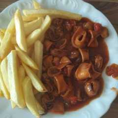 Una foto de Calamares a la salsa de mi suegra
