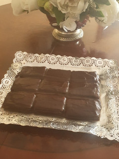 Una foto de Tarta de galletas con mousse de chocolate