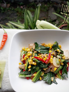 Foto resep Tumis Sawi Jagung