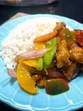 Pollo con durazno 🍑, Chifa 💚