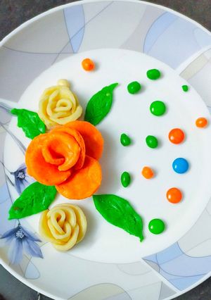 A picture of Milk Peda Tricolor Rosy Delight.