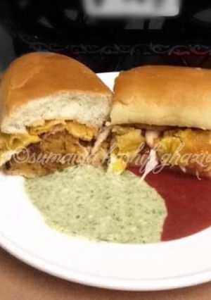 A picture of Andaa Shami Burger.