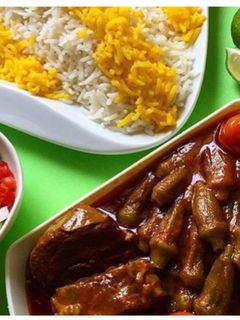 عکسی از دستور خورشت بامیه