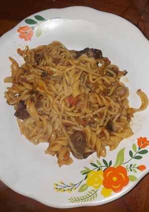 Foto resep MaMi (Macaroni Mie) Jamur Sawit