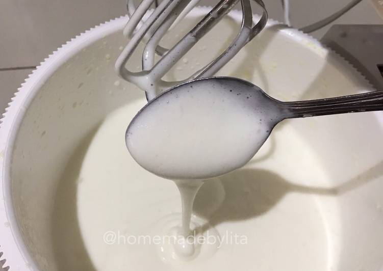 urutan Memasak Homemade whipped cream #homemadebylita Anti Gagal