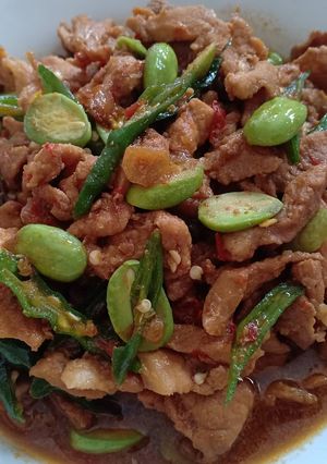Foto resep Tumis Pedas Babi Pete