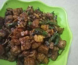 Gampangnya Menyajikan Oseng tempe teri cabe hijau Enak Sempurna