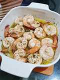 Roasted shrimp with thymes and rosemary (oven only)