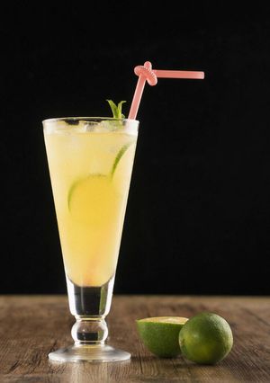 Hình của món Soda chanh @ trái thơm.