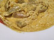 Una foto de leche vegetal de arroz