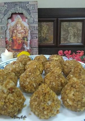 A picture of Dink Modak/ Ladoo.