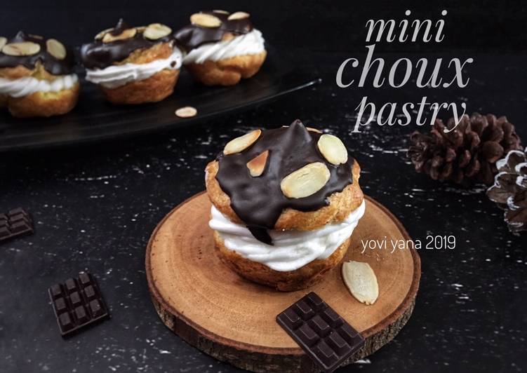 Macam macam  Mini choux pastry with wipped cream Anti Gagal