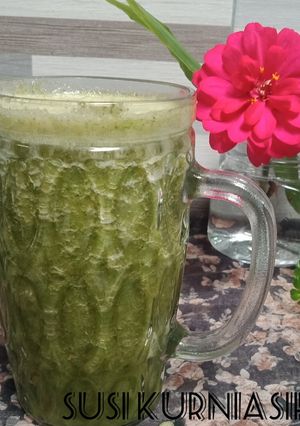 Foto resep Smoothies nanas wortel bayam