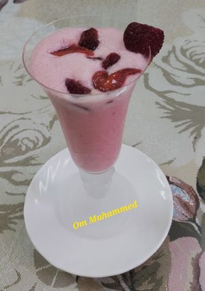صورة لوصفة موس الفراوله 🍓🍹
