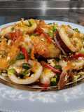 Salted Egg Calamari and Shrimp