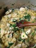 Fricasé de pollo de mi abuela