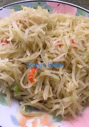 Foto resep Tumis Pepaya Muda Vegetarian